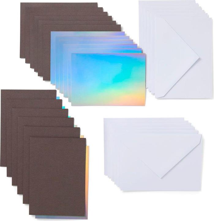 Actual product image Cricut Blank card Joy light grey and dark grey, 12 pieces (12 pcs.)