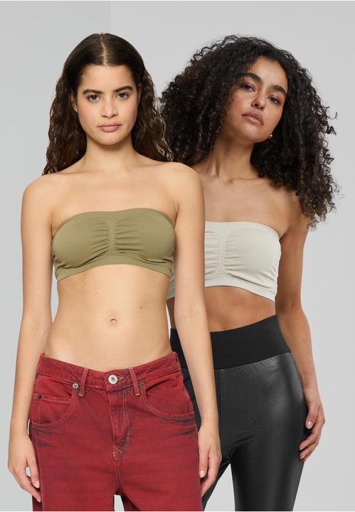 Produktbild Urban Classics Ladies Pads Bandeau 2-Pack - 127133 (2er Pack, S)