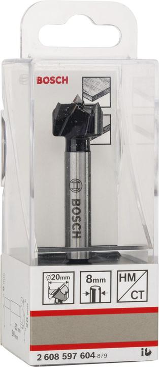 Produktbild Bosch Professional Zubehör Kunstbohrer HM, 20 x 90 mm, d 8 mm (8 mm)