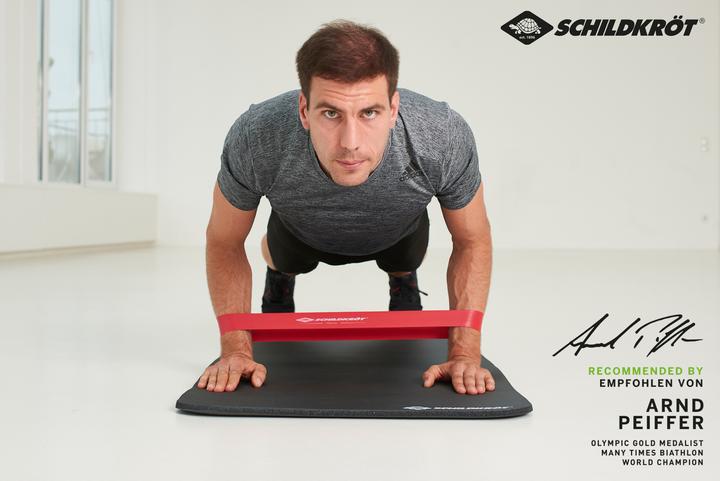 Actual product image Schildkröt Mini Resistance Band 5er Set (0.30 m, Extra Light, Easy, Medium, Strong, Extra strength)