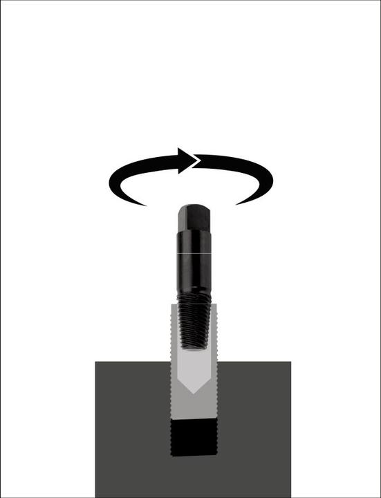 Actual product image Rennsteig Screw extractor set M3 - M2