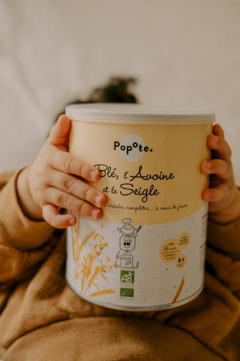 Image du produit Popote Les Céréales bio pour bébés - Blé Avoine Seigle (220 g)