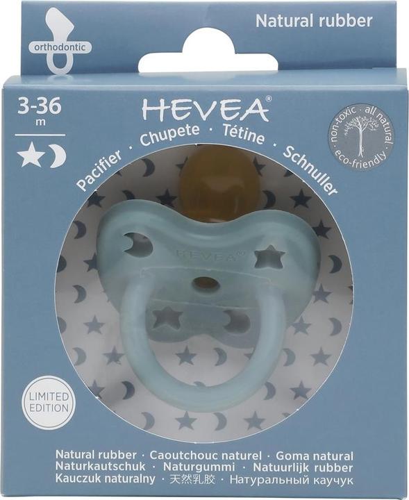 Actual product image Hevea Pacifier Orthodontic Winter Sky 3-36 months (1 x, from 3 M.)