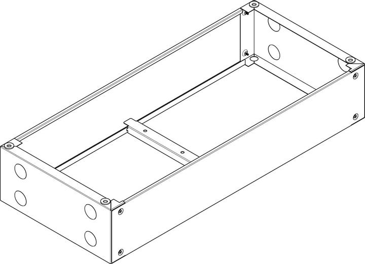 Produktbild ABN US420 Standsockel RAL7022 B/H/T=1090/200/500mm