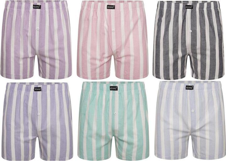 Produktbild Keanu Boxershorts gewebter Stoff (6erPack) (M, 6er Pack)