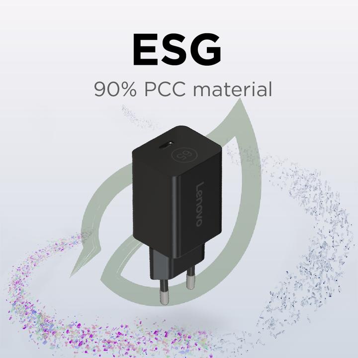 Actual product image Lenovo GaN Nano 65W Adapter (P) (65 W)