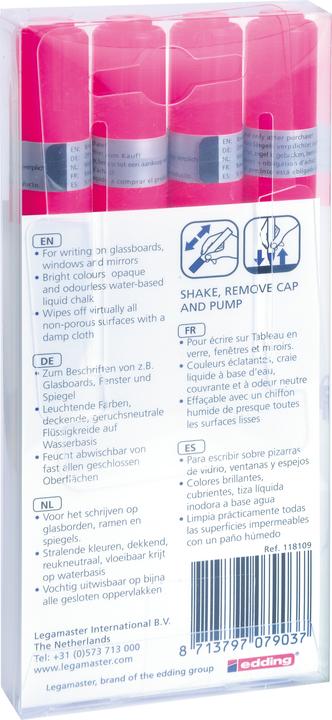 Produktbild Legamaster Glassboard Marker 7-118109 4 Stück, pink (4 x)