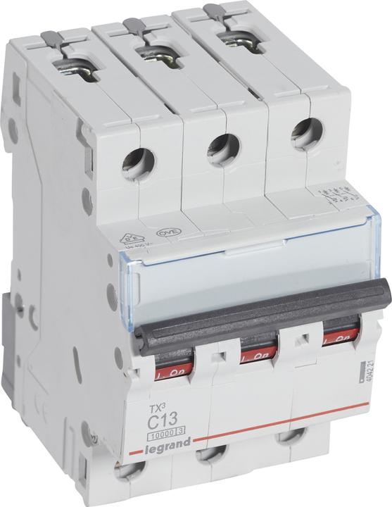 Actual product image Legrand LS SWITCH C13A 3P 10KA 3M (404221 TX3)