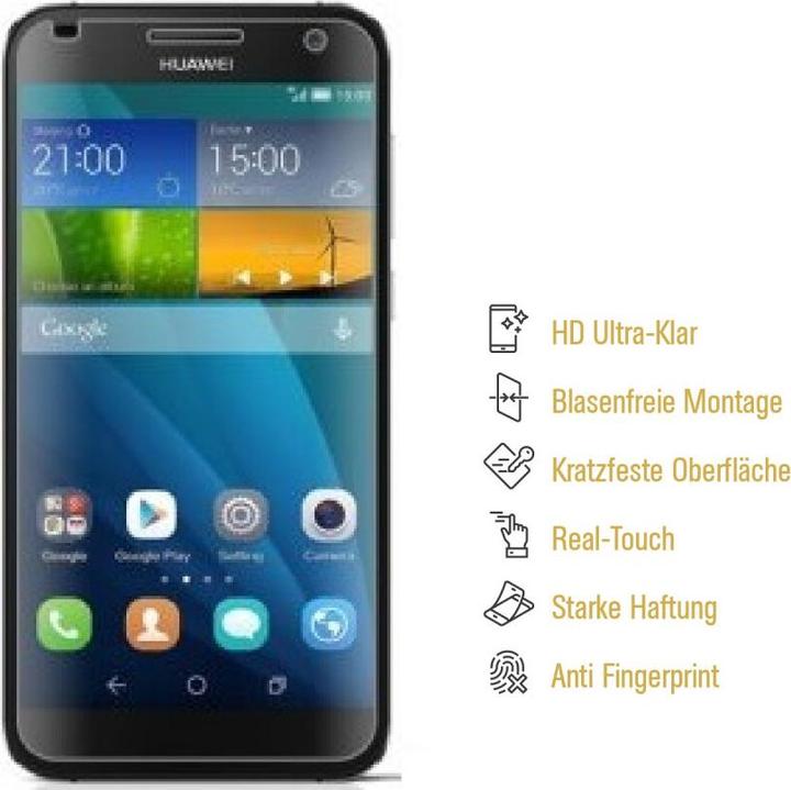 Actual product image Protectorking 3x Panzerfolie Anti-Shock HD Klar (3 Piece, G7)