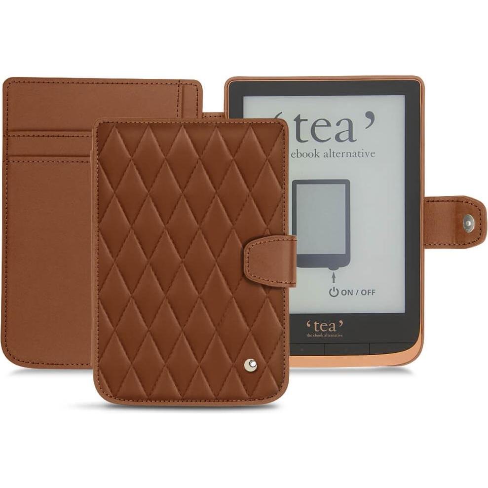 Noreve Lederschutzhülle Wallet (Touch HD 3), eReader Zubehör, Braun