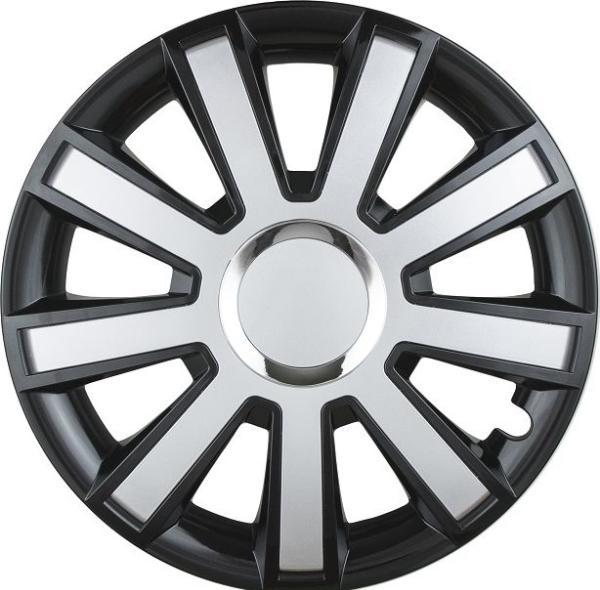 Leoplast Tappo mozzo Flash 15" nero-argento (15")