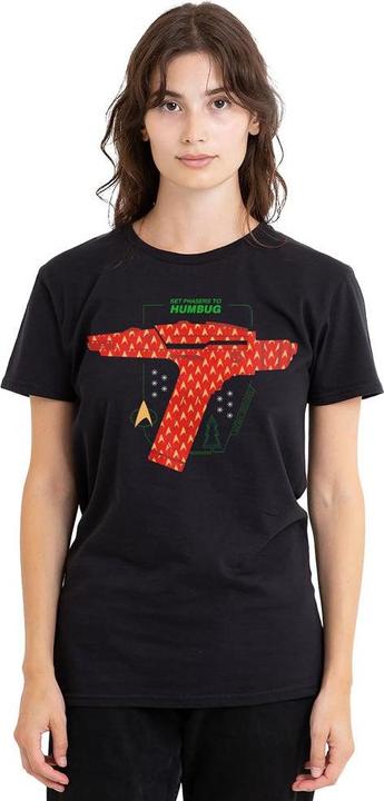 Produktbild Star Trek: The Original Series Phaser Set To Humbug TShirt weihnachtliches Design (XL)