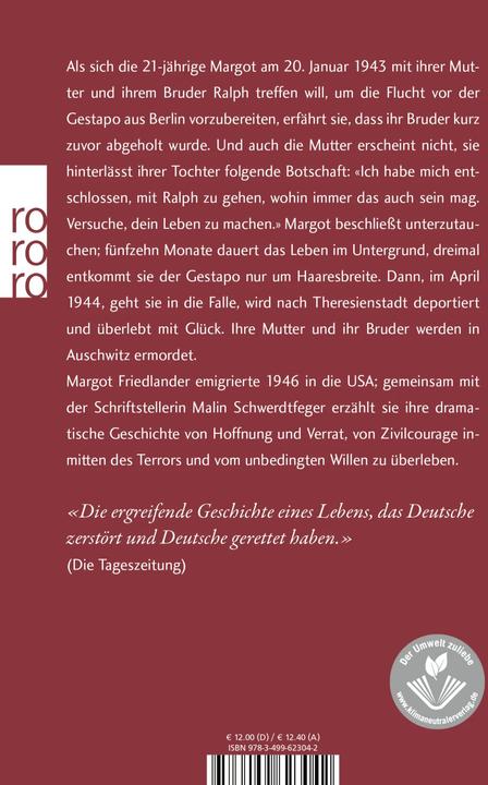 Produktbild Versuche, dein Leben zu machen (Deutsch, Malin Schwerdtfeger, 2010)