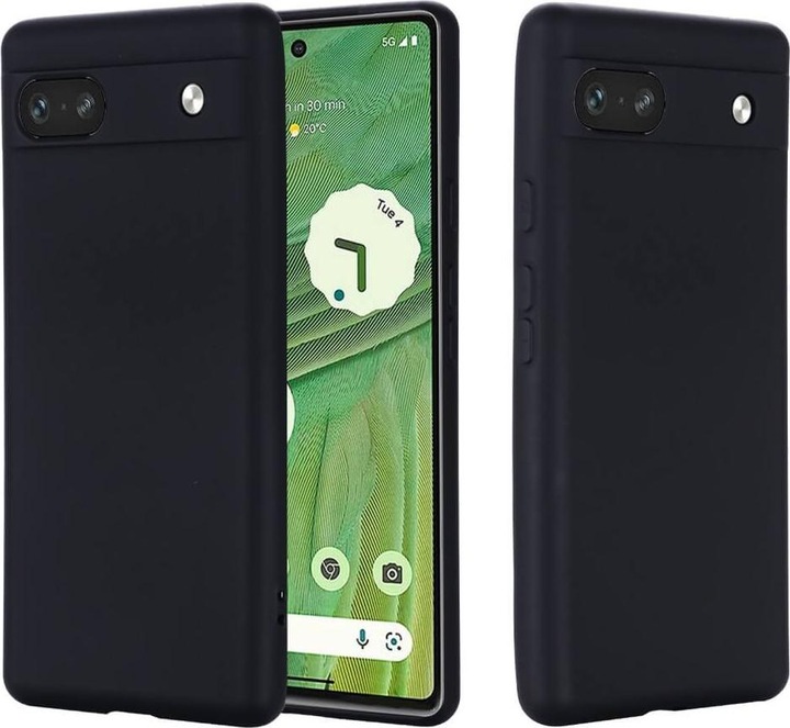 Immagine prodotto Cover-Discount Google Pixel 7a - Custodia in gomma siliconica nera (Google Pixel 7a)