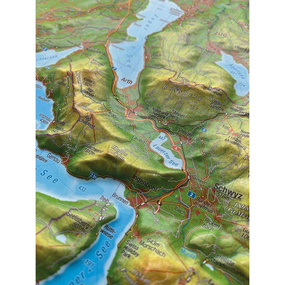 Thumbnail - Markgraf:Zentralschweiz, Reliefkarte kl, Landkarte