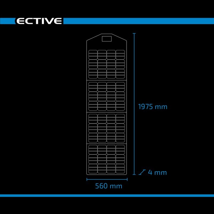 Produktbild Ective MSP 180 SunWallet faltbares Solarmodul 180W Solartasche (180 W, 4.10 kg)