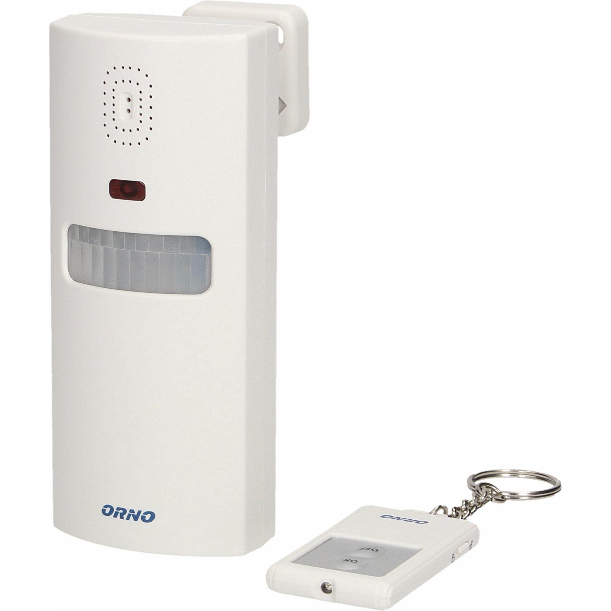 Orno, Einbruchschutz + Alarmanlage, Alarm with built-in siren, remotely controlled, 6m, battery