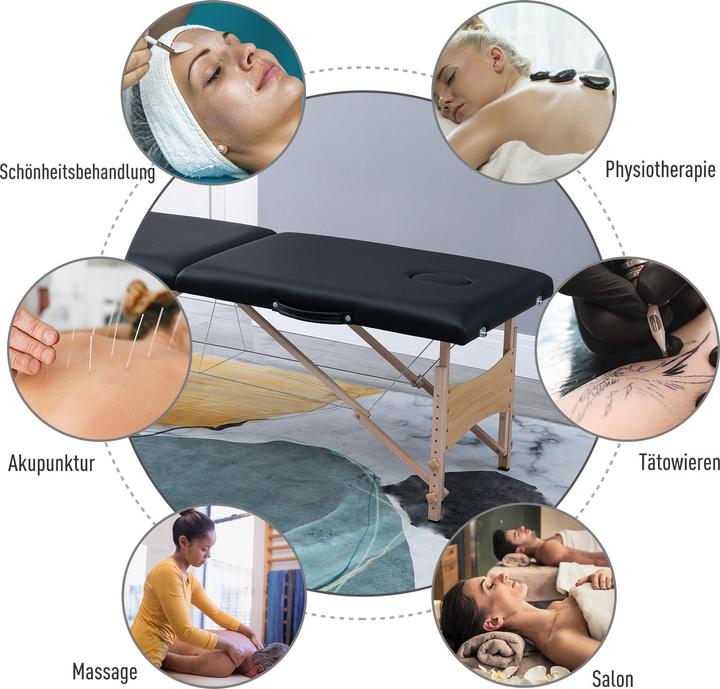 Image du produit Homcom Table de massage mobile