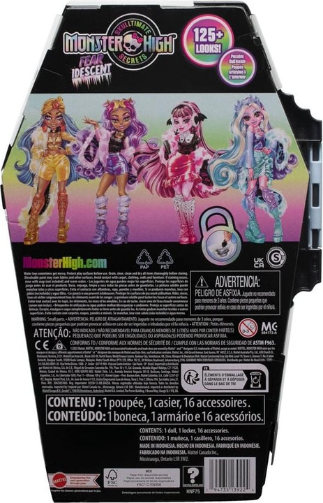 Actual product image Monster High Segreti da Brivido™ Colori Mostruosi™ Frankie Stein™ Bambola