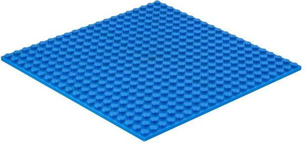 Produktbild Q-Bricks Bauplatte Noppen Himmelblau