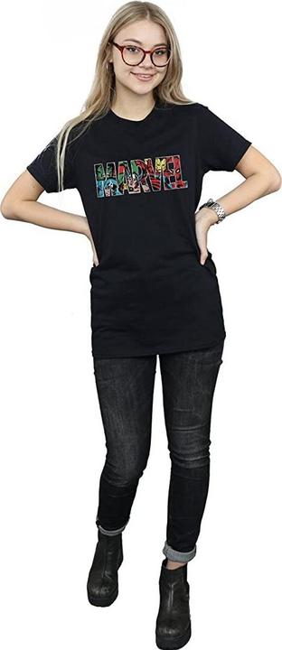 Actual product image Womens/Ladies Characters Cotton Logo Boyfriend T-Shirt (XXL)