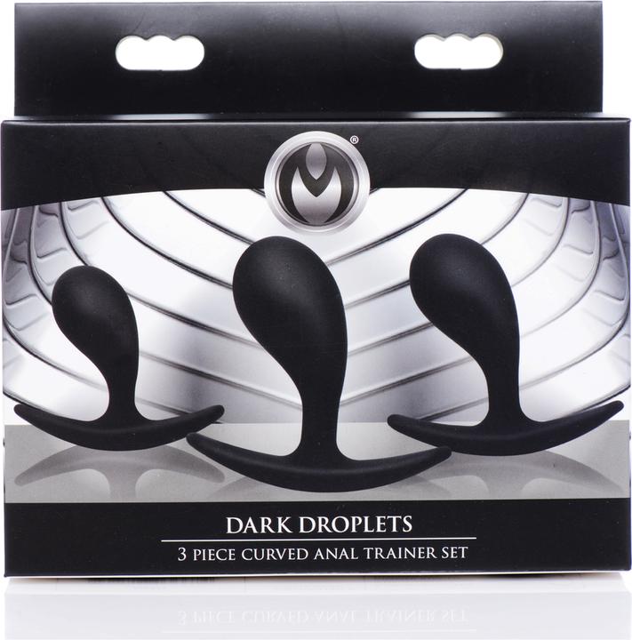 Produktbild Master Series Dark Droplets gebogener Analtrainer 3teiliges Set