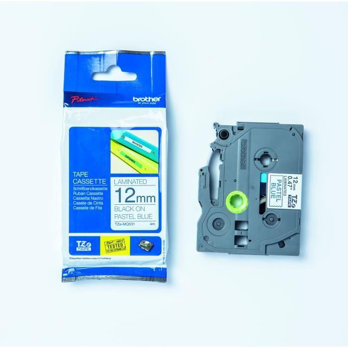 Actual product image Brother TZe-MQ531 (1.20 cm, Blue, Black)