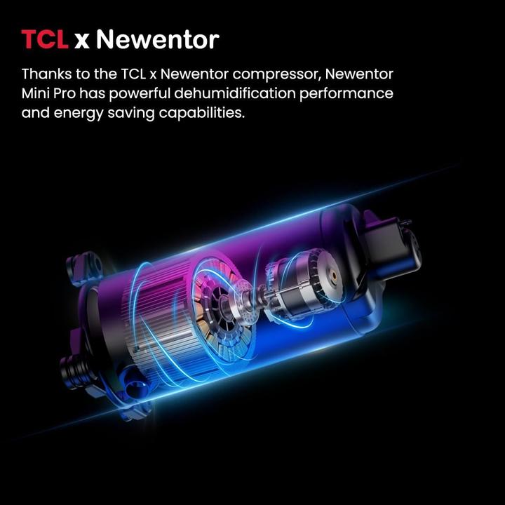 Produktbild Newentor Luftentfeuchter mit Timer und Ablaufschlauch (80 m², 25 l/24h)