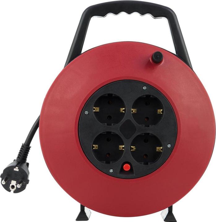 REV 008818 Cable reel 10m earthing contact plug (10 m, 1.50 mm²)