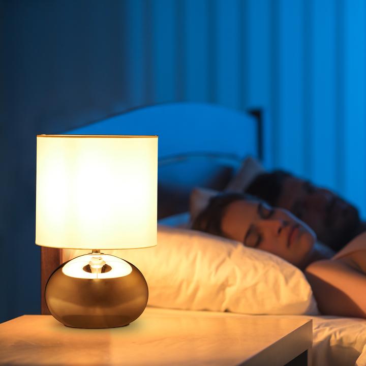 Image du produit Relaxdays Lampe chevet tactile, réglable (E14)