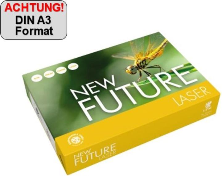 Actual product image UPM New Future Laser A3, 80 g/m2, white, pack of 500 sheets (A3, 500 Sheets, 80 g/m²)