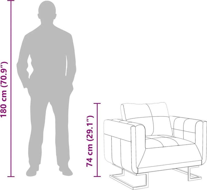 Produktbild vidaXL Seff