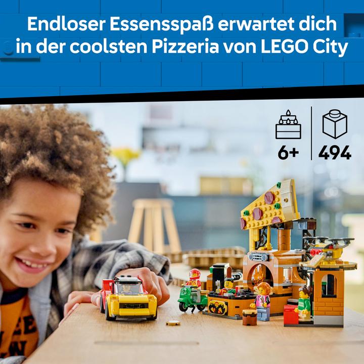 Produktbild LEGO Pizza-Liefererlebnis mit Fahrzeugen (60496)