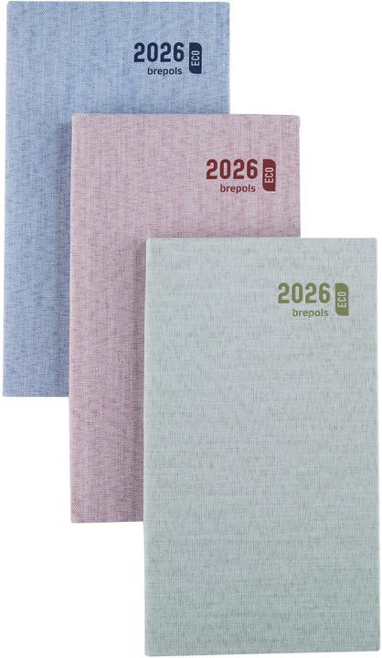 Produktbild Brepols Agenda Interplan Toile O. 23 620659960 (assortiert), 1W/2S, 9x16cm (90 x 160 mm)