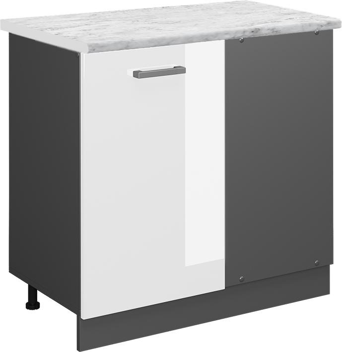 Actual product image Vicco Eckunterschrank R-Line (86 x 46 x 81.5 cm)