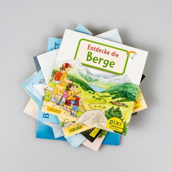 Actual product image Pixi-8er-Set 301: Mit Pixi in den Bergen (8x1 Exemplar), 8 Teile (Various, German)