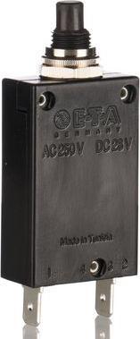 Image du produit E-T-A ETA Thermal Circuit Breaker - 2-5700 Single Pole 250V Voltage Rating Panel Mount, 25A Current Rating