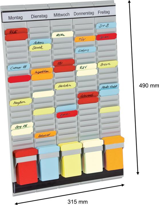 Actual product image Franken PLANNING BOARD 5TRÄG.20FÄCH (6 x 23.5 x 51.5 cm)