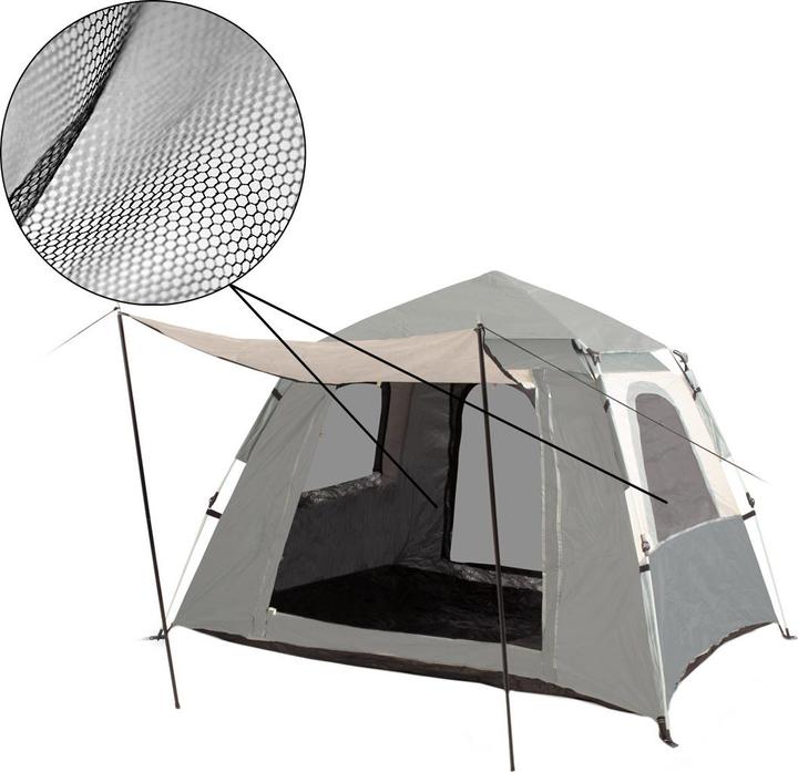 Actual product image Stahlwerk Camping tent Z-210 ST 210 x 160 cm self-assembly pop-up tent (2.30 kg, 2 persons)