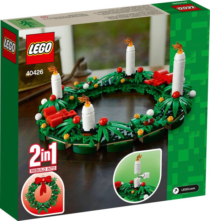 Immagine prodotto LEGO Corona d'Avvento 2 in 1 (40426, Set LEGO rari)