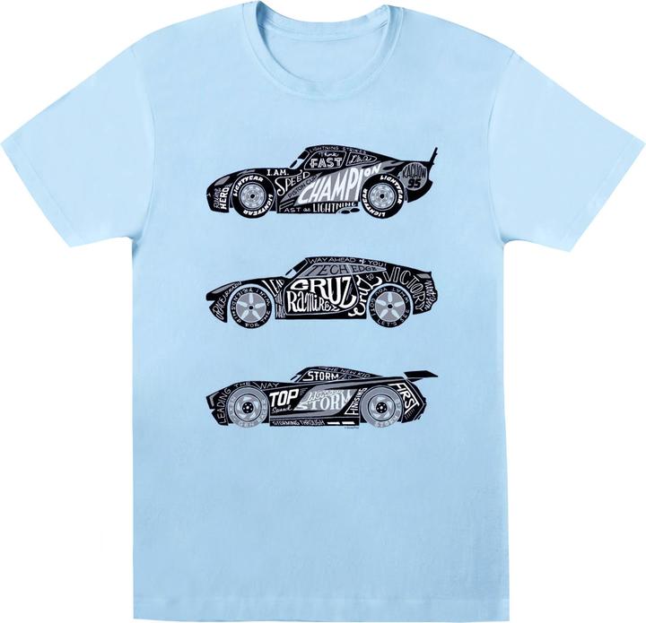 Image du produit Disney - T-shirt CARS TEXT RACERS - Fille (140, 146)