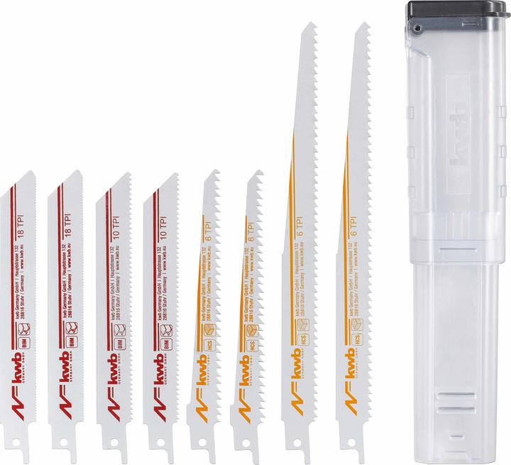Nährwerte und Zutaten kwb Säbel-Sägeblätter Set 9tlg