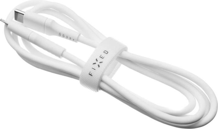 Productafbeelding Fixed Vloeibare Siliconen Kabel USB-C/USB-C, 2m, 60W, wit (2 m, 60 W)