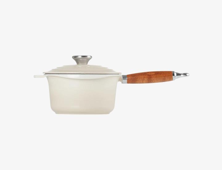Image du produit Le Creuset Pot à profit avec poignée en bois (18 cm, Poêle à frire, Fonte)