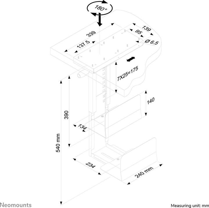 Produktbild Neomounts PC-Tischhalterung