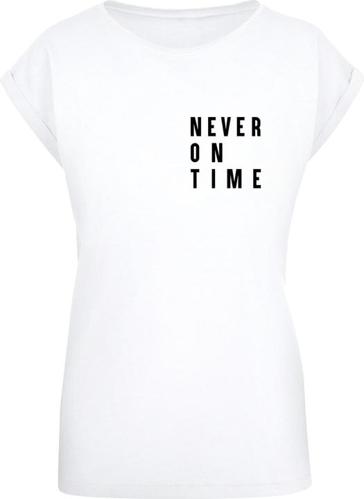 Produktbild MT Ladies Never On Time Extended Shoulder Tee white S (S)