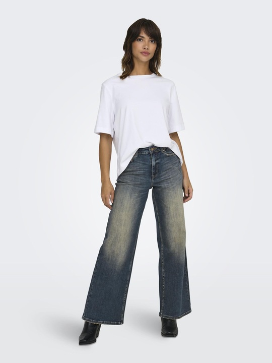 Produktbild Only ONLMADISON Hohe Taille Weiter Beinschnitt Jeans Jeans mit weitem Bein (L)