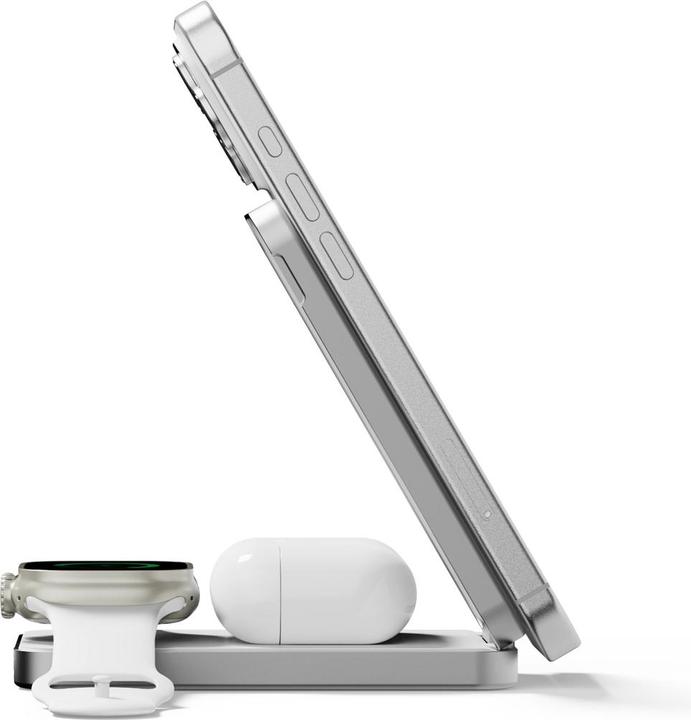 Actual product image LINQ Connects 3in1 Magnetic Wireless Powerbank und Stand (8000 mAh, 20 W, 30.80 Wh)