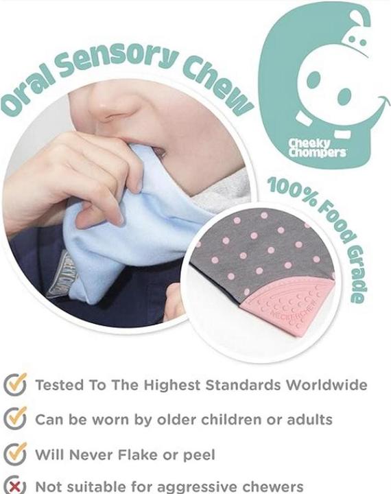 Produktbild Cheeky Chompers Medium Neckerchew Navy (4 Monate)