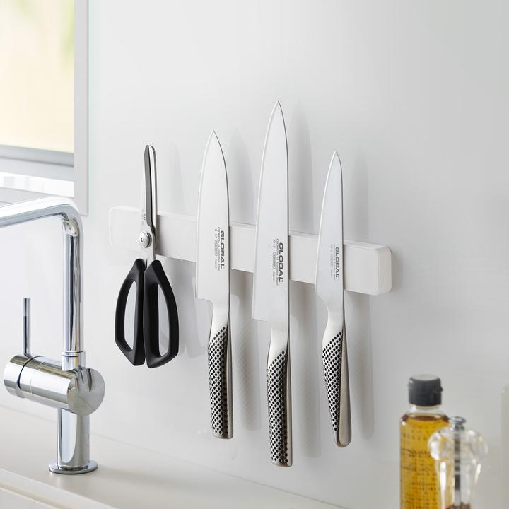 Produktbild Yamazaki TOWER Magnetischer Messerhalter weiss